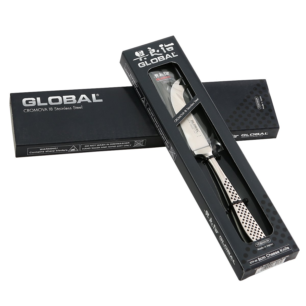 Global 3 inch Pronged Cheese Knife - Fork Tipped Spear, Narrow Blade, Lightweight Japanese Stainless Steel, Razor Sharp Edge, Made in Japan, GTF-30 - Image 4