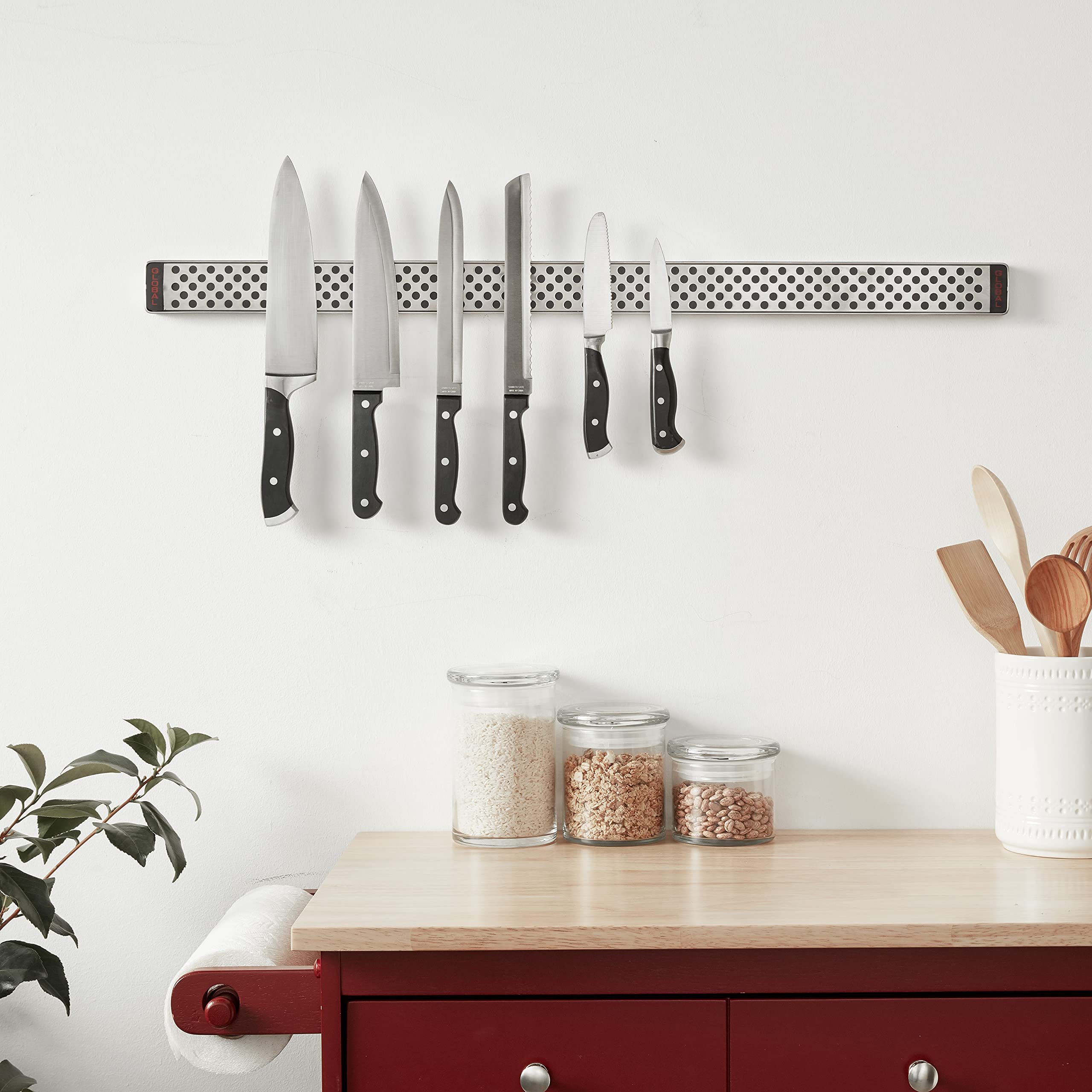 Global Cutlery, Stainless Steel Global G-42/81, 32in Wall Magnetic Bar, 32" - Image 9